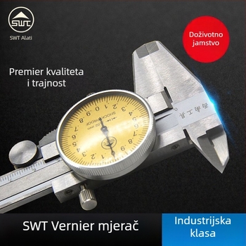 Industrijski Vernier kaliper, nehrđajući čelik, više raspona 0–150–200–300 mm