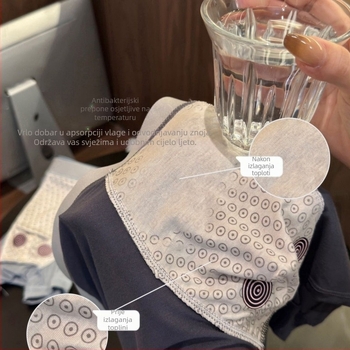 Muške gaćice boxer od modal vlakna, prozračne i antibakterijske, s podizanjem stražnjice, srednje visine struka