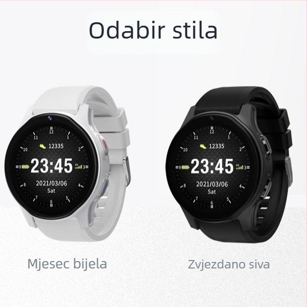 Pametni sat s GPS pozicioniranjem, praćenjem srčanog ritma i SpO2, slot SIM kartice, Bluetooth, okrugli TFT zaslon