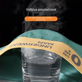 10 komada muških prozračnih bokserica za tinejdžere sa srednjim strukom