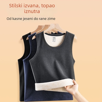 Yalu Muška termalna veste s fleece podstavom, izuzetno debela za zimu