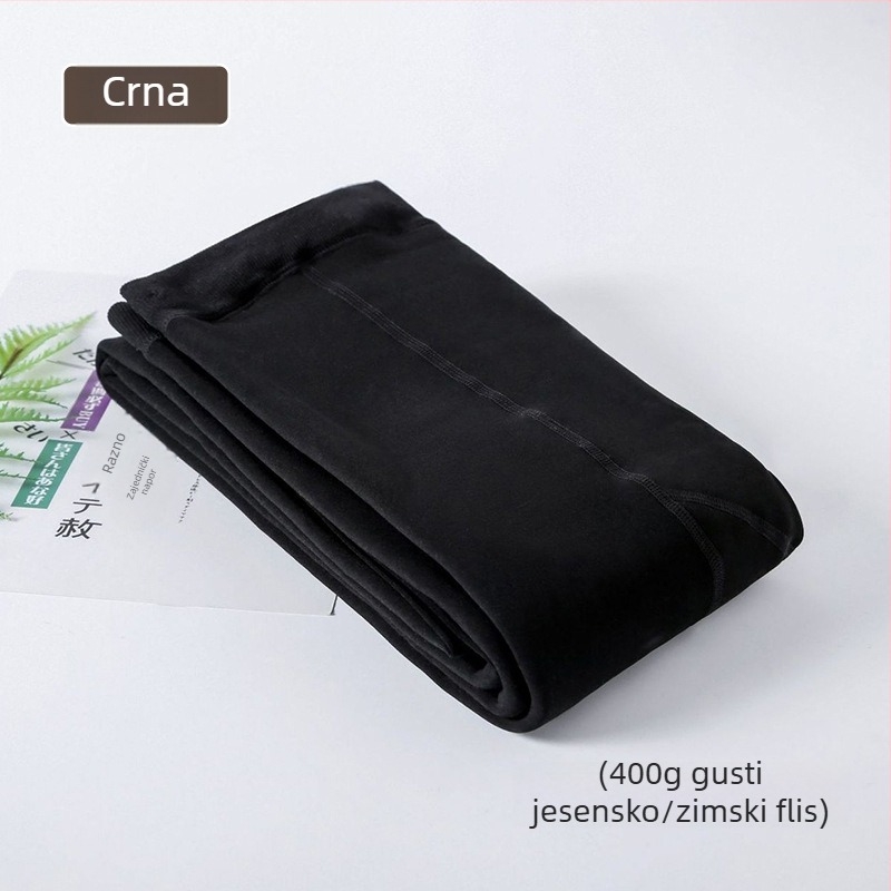 400 g jesensko-zimske flis-najlon tajice za trudnice – tople i oblikujuće, izgled golih nogu