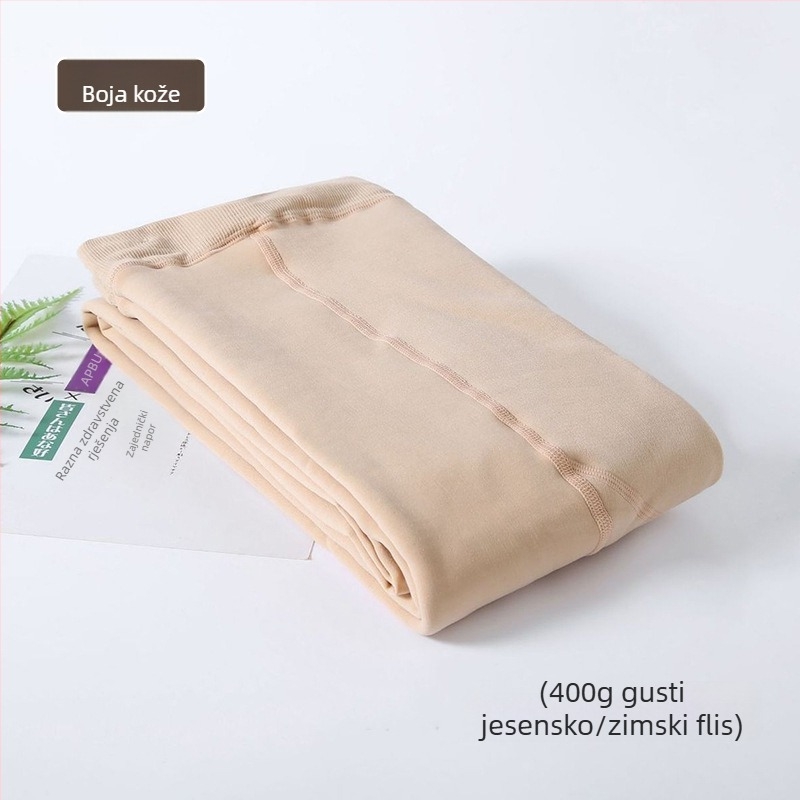 400 g jesensko-zimske flis-najlon tajice za trudnice – tople i oblikujuće, izgled golih nogu