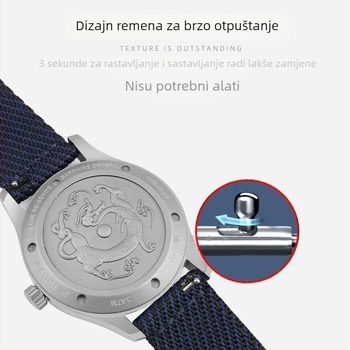 Najlon narukvica za sat od platnene tkanine, Huawei i Samsung, 20/22 mm, unisex