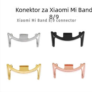 Konektor od cinkovog legura za Xiaomi Mi Band 10/8/9, metalna konstrukcija, sučelje 12/14 mm, kopča na pritisak, minimalistički stil