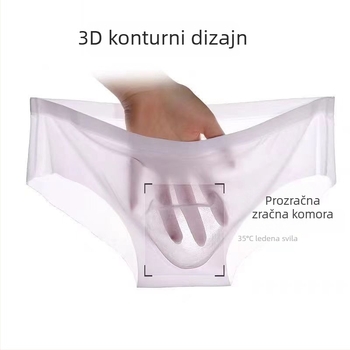Muške bezšivne gaćice od Ice Silk, ultra tanke, brzo sušeće, prozračne, za ljeto