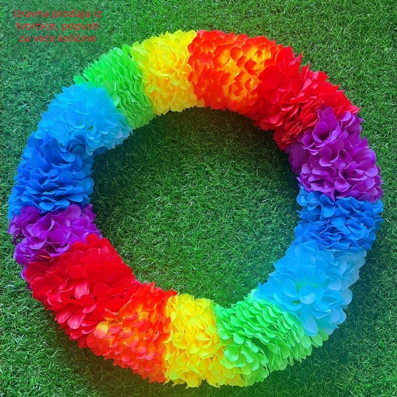 Ručna girlanda za otvorenje sportskog događaja i dječje plesne nastupe – žičana girlanda