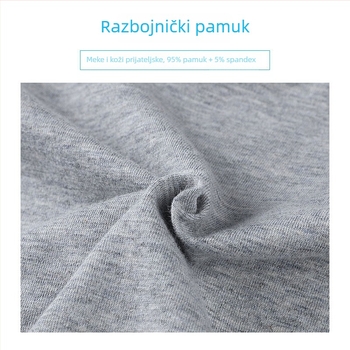 Muške prozračne pamucne gaćice, srednji pojas, pleteni materijal, pamucna podstava na preponi, oblikovanje tijela