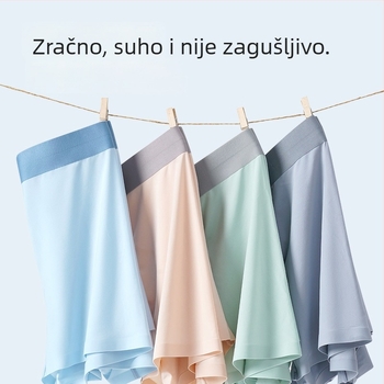 Muške boxerice Ice Silk, prozračne, antibakterijske, brzo sušeće; materijal: najlon; Ice Silk materijal; podstava prepona s grafenom