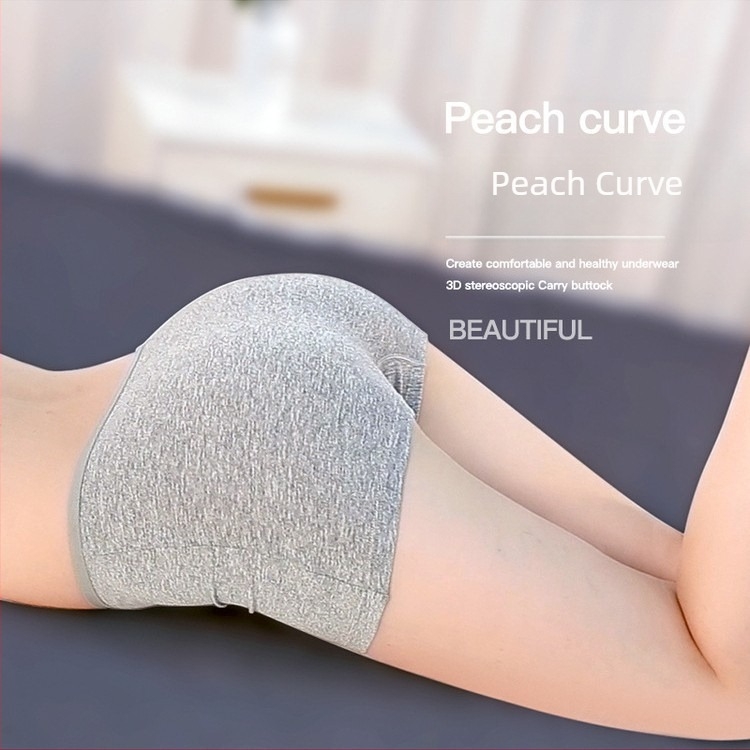 Ženske bokserice srednje visine od pamuka, bezšivne, za proljeće