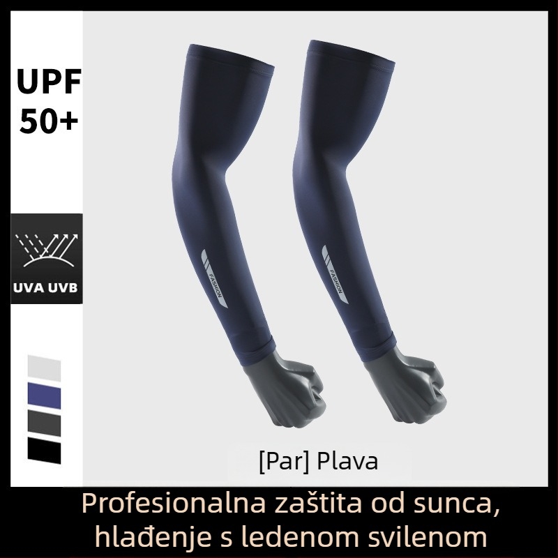 Ice Silk UV zaštitne rukave - produžena duljina za vožnju autom i biciklom, Model BX-6, 81–95% Modal vlakna, 11–20% Poliester, Ljeto 2025