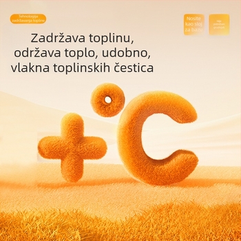 Ženska termalna vesta za jesen/zimu s ugrađenim jastučićima za dojke, dvostruki sloj, najlon, unutarnji velur