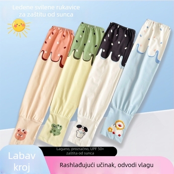 Ženski rukavi za zaštitu od sunca Ice Silk, ljeto, opušten kroj, plus veličina, za vožnju