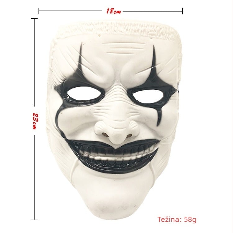V oblik horor maska Wen Huan, plastični materijal, DIY rekvizit, Halloween (Brand: Wen Huan; Materijal: Plastika; Stil: Horor; Tip rekvizita: Maska; Funkcija: DIY)