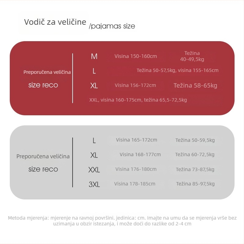 Set pidžama za parove, 100% pamuk, V-izrez, dugi rukavi, dugi hlače, za kućnu upotrebu