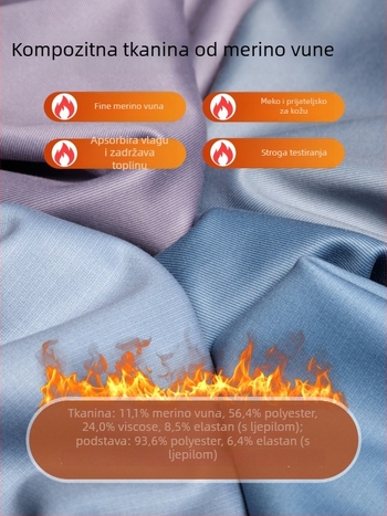 Muška poslovna košulja s fleece podstavom, topla zimi, prozračna, otporna na nabor, poliester smjesa