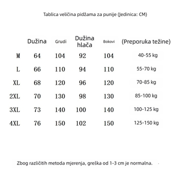 Plus-size ženski pidžama set s dugim rukavima za jesen-zimu, V-izrez, opuštena silueta, poliester, kućna odjeća