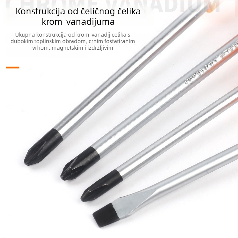 Xinton set odvijača s križnom glavom, industrijske klase, magnetski i izolirani, krom-vanadijska čeli Cr-V