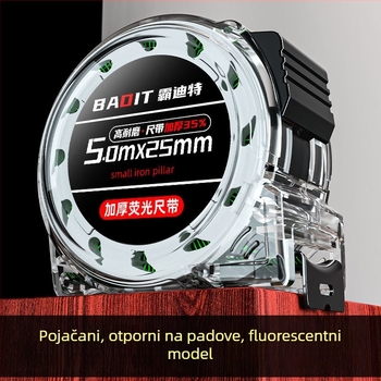 Mjerna traka s automatskim zaključavanjem, čelična traka, duljine 3/5/7,5/10 m, Dominate