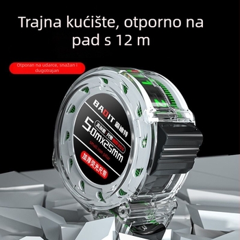 Mjerna traka s automatskim zaključavanjem, čelična traka, duljine 3/5/7,5/10 m, Dominate