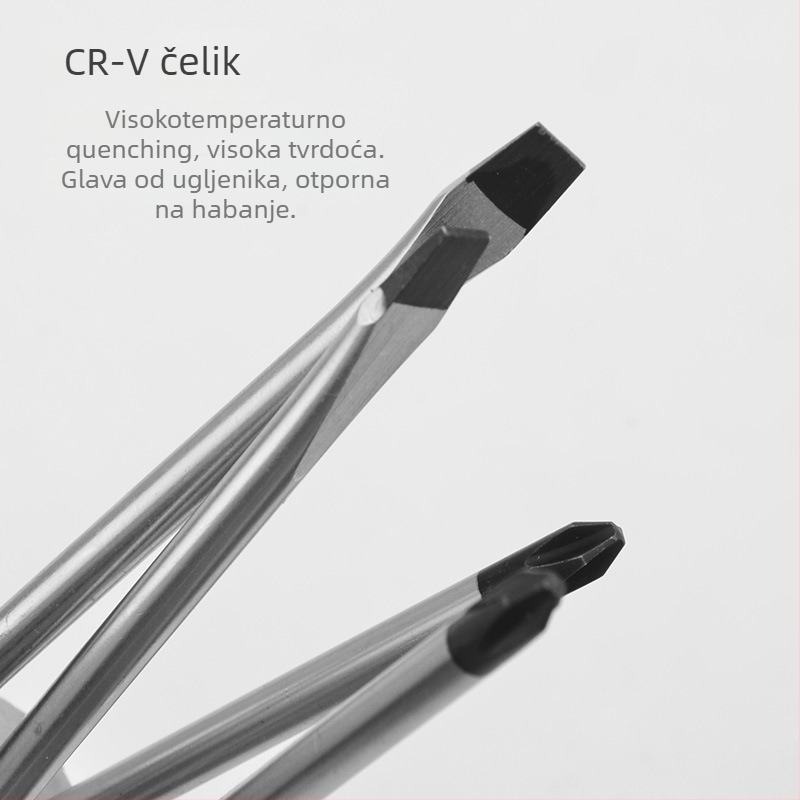 PH1 Phillips odvijač s križnom glavom, krom-vanadij čelik, magnetski, plastična drška, višenamjenski