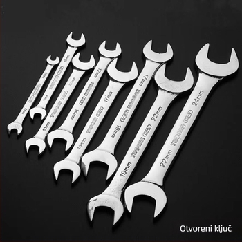 Dvostrano otvoreni ključ za popravak automobila, visoko ugljični čelik, površinska obrada: pogledajte detalje, broj proizvoda ALQ5QW3514RRWQ