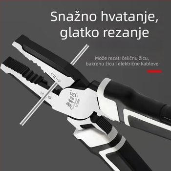 Električarske kliješta, višenamjenske ekscentrične kliješta, promjer reza 8 mm, duljina glave kliješta 105 mm, serija Old plier