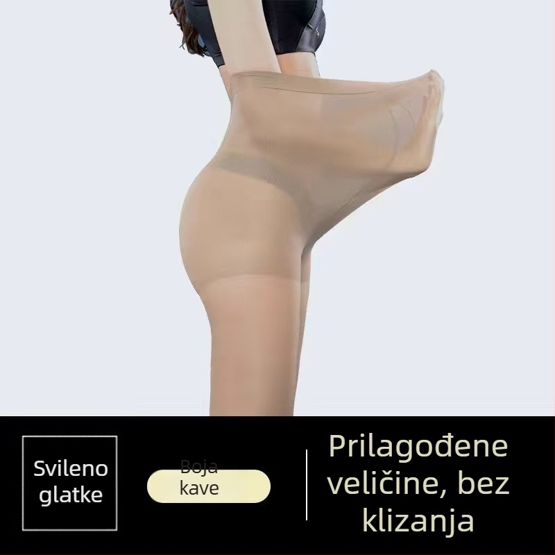 Crne ženske pančare u plus veličini, izuzetno tanke za ljeto, oblikujuće, jednofarbne.