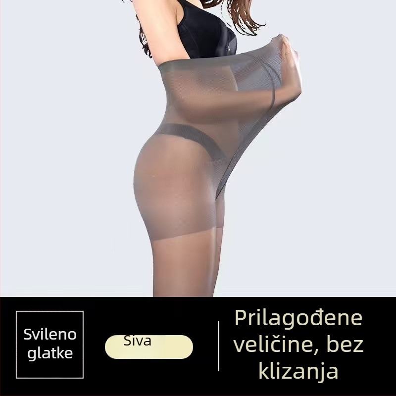 Crne ženske pančare u plus veličini, izuzetno tanke za ljeto, oblikujuće, jednofarbne.