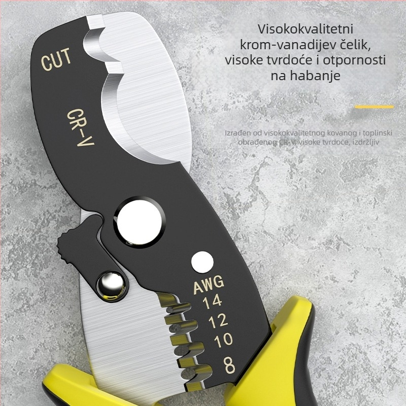 Klešta za skidanje izolacije kablova, 8 inča