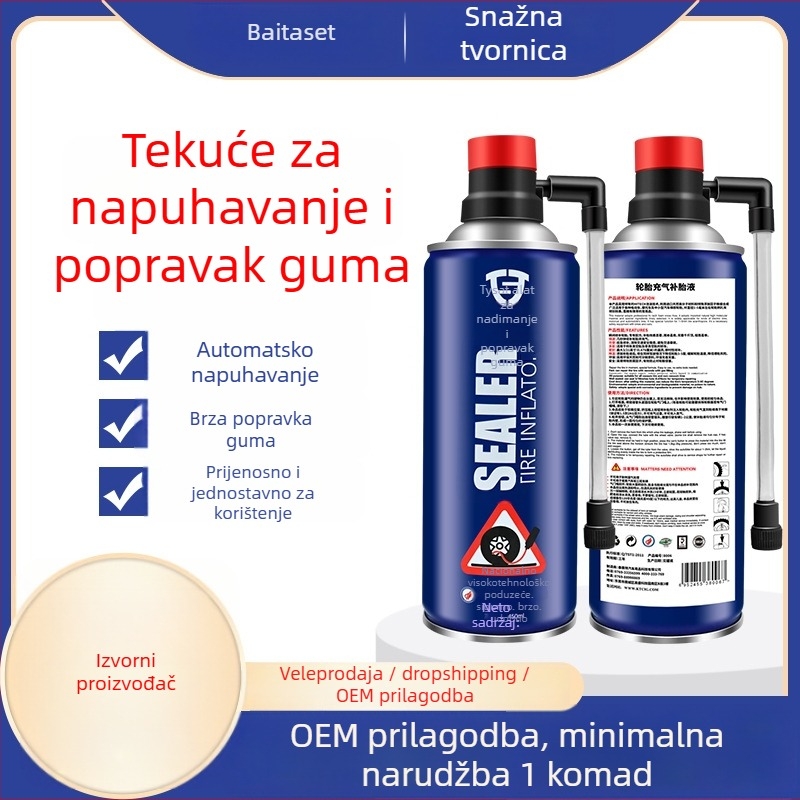 Gumeni sealant za automobile i motocikle, tekućina na bazi željeza za brtvljenje i automatsko napuhavanje, zaštita od hrđe i korozije, visoka čistoća vode i latex, standard Q/TST-2011