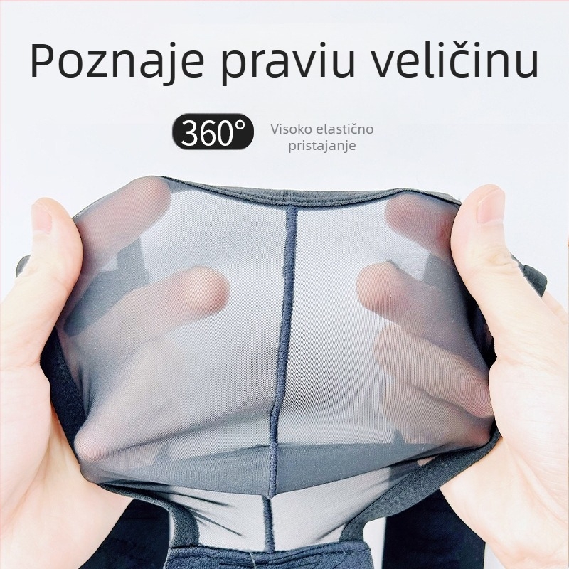 Muške dvostrano pletene gaćice od najlona s U-kutijom džepom, niska struka, prozračan, za sve sezone AD789