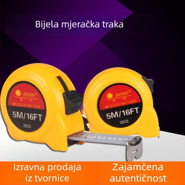 Dongsheng čelična mjerni traka, širina mjernog platna 19 mm, s zaštitnim kućištem, za mjerenje, 180 komada