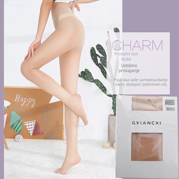 Stockings s ojačanim prstom, ultra tanke, anti-snagging najlon, jedinstven dizajn, seksi stil