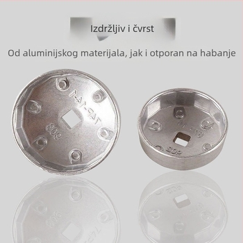 Bos aluminijski ključ za uljni filter, tip kapa i tip zdjela, set za popravak automobila