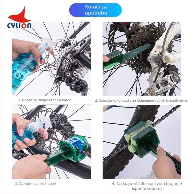 Cylion Čistač za planinske bicikle – uljno baziran čistač lanaca