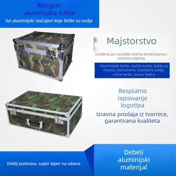 Prilagođena aluminijska let kutija za alate i opremu, EVA obloga, protupožarna ploča i aluminijski okvir