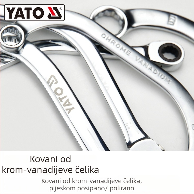 YATO kombinirani ključ, od 45# čelika