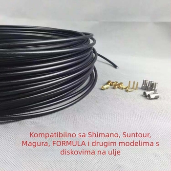 5 mm hidraulična cijev za kočnice za brdski bicikl s disk kočnicama