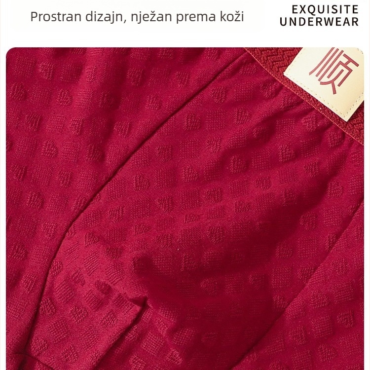 Muške bokserice od pamuka, kineskog stila, srednje visine struka, prozračne, podstava za prepona od viskoze