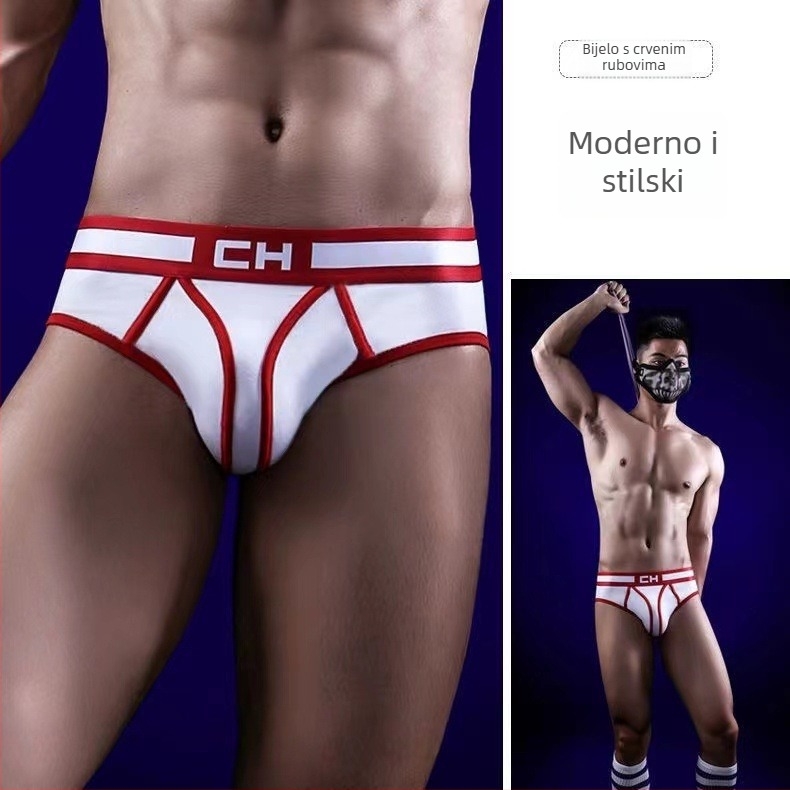 Muške gaćice od pamuka, pletene, srednji struk, 95–100% pamuka