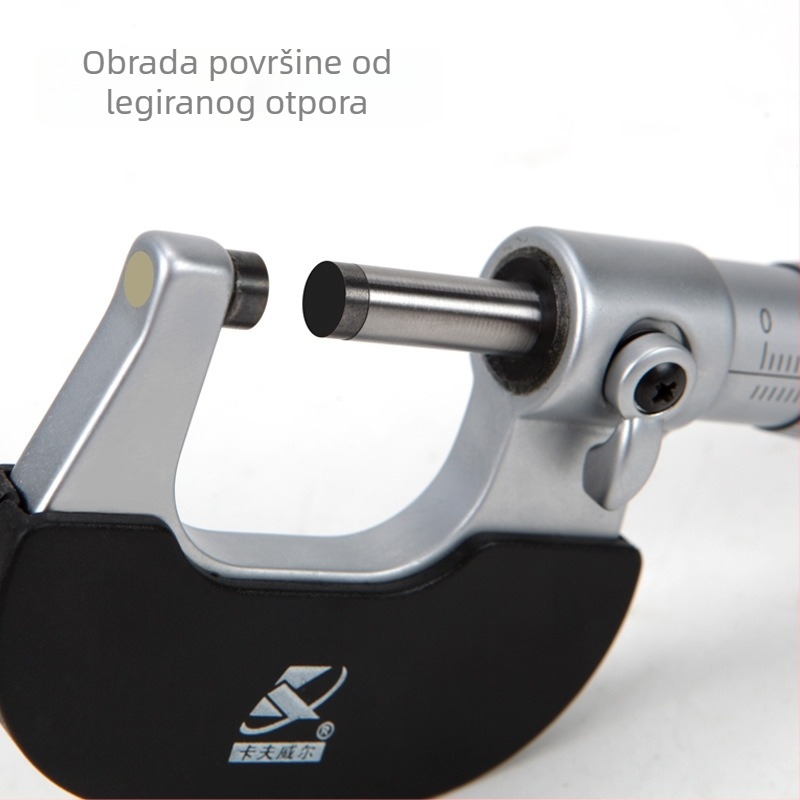 Kraftwell Vernier mjerač s digitalnim zaslonom, nehrđajući čelik