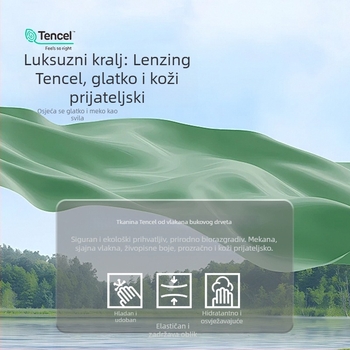 Muške bokserice od Lanjing Tencel tkanine, pamukom podstavljena podstava, prozračan, srednji pojas, 41–50D pređa
