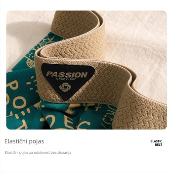 Muške bokserice od pamuka – sportske, brzo suše, prozračne, antibakterijske; pamuk 90–95%; pleteni materijal; srednji pojas; jednobojne.