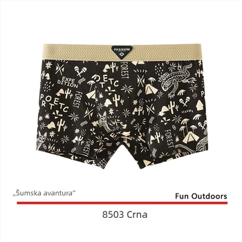 Muške bokserice od pamuka – sportske, brzo suše, prozračne, antibakterijske; pamuk 90–95%; pleteni materijal; srednji pojas; jednobojne.