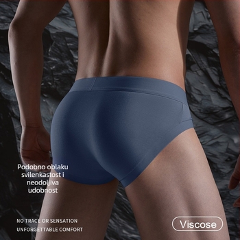 Muške gaće s U-oblikom džepa, modal, prozračne, niska struka