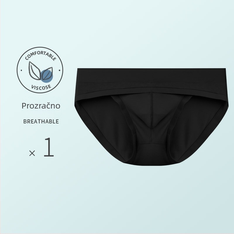 Muške gaće s U-oblikom džepa, modal, prozračne, niska struka