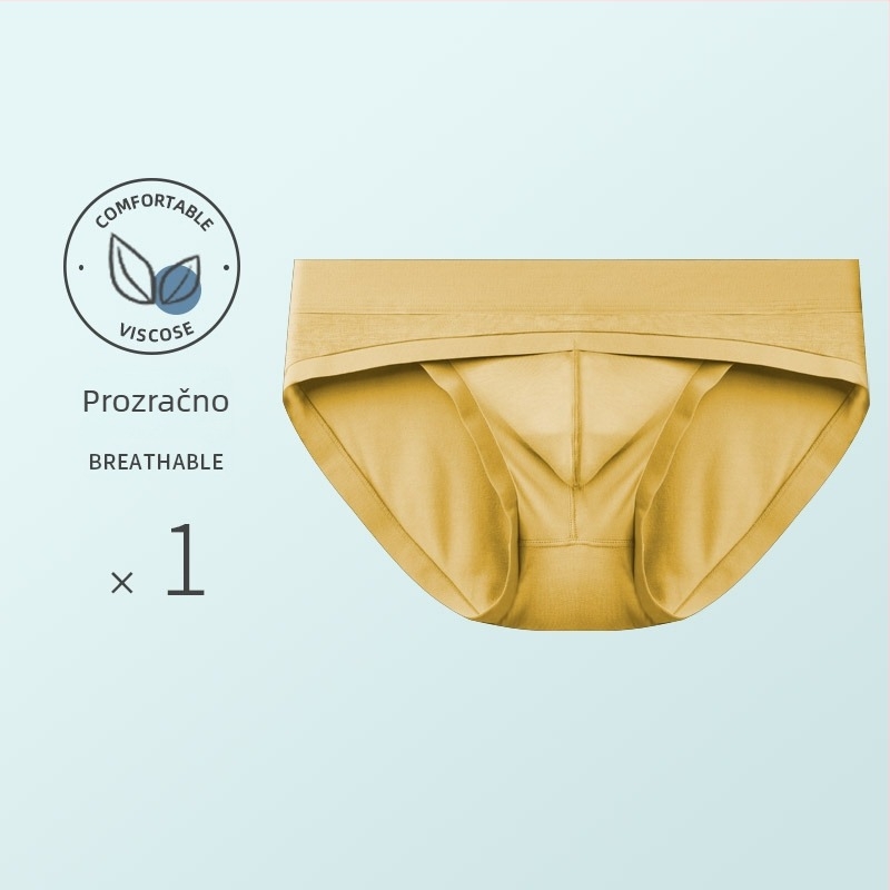 Muške gaće s U-oblikom džepa, modal, prozračne, niska struka