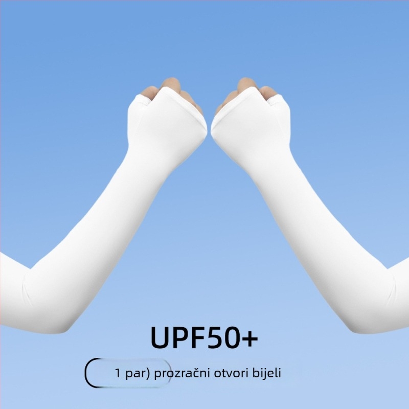 UV rukavi od Ice Silk - Unisex, Hladni, Visoko elastični, Za vanjske sportove (Poliester 81-95%)