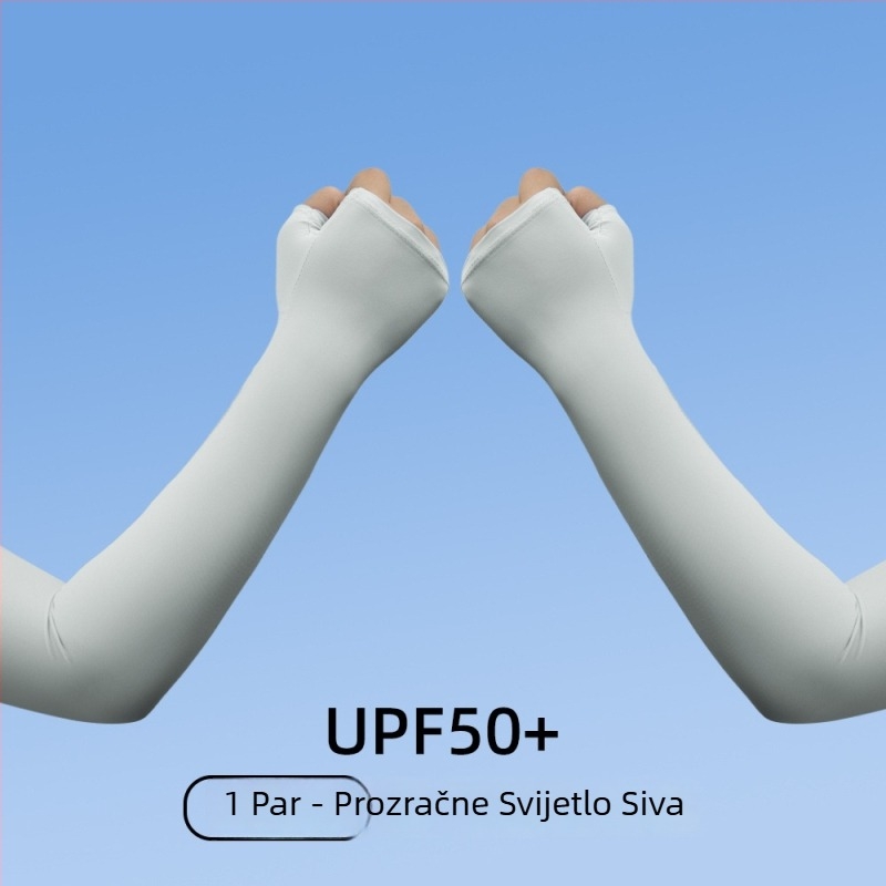 UV rukavi od Ice Silk - Unisex, Hladni, Visoko elastični, Za vanjske sportove (Poliester 81-95%)